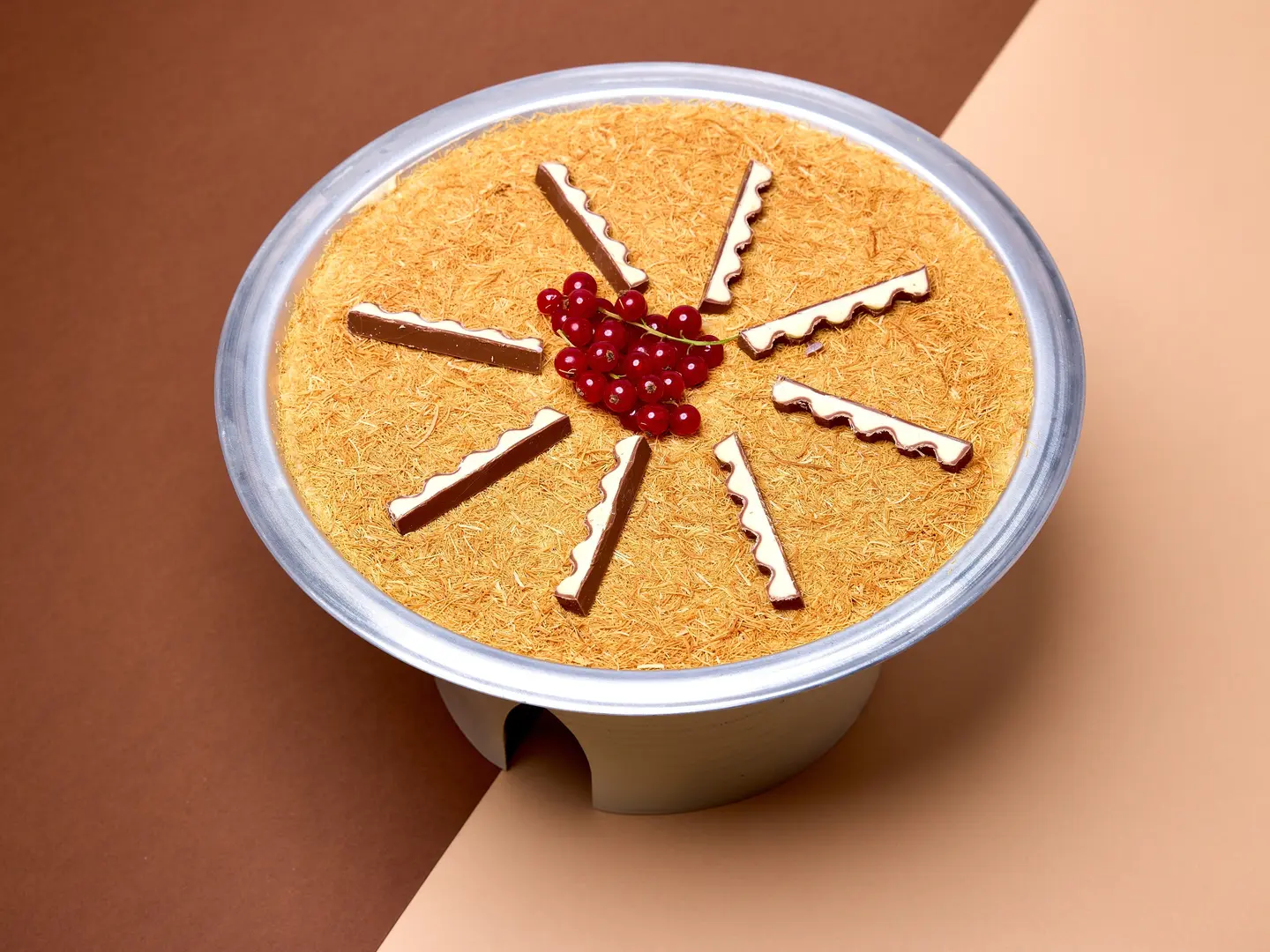 سخان حليب محموس بالكنافة