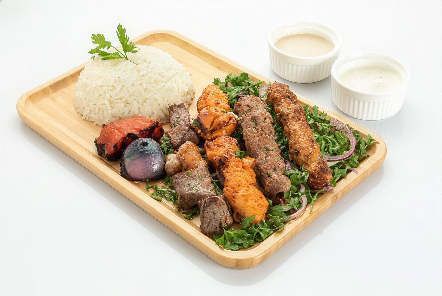 وجبة دمشق مع الارز