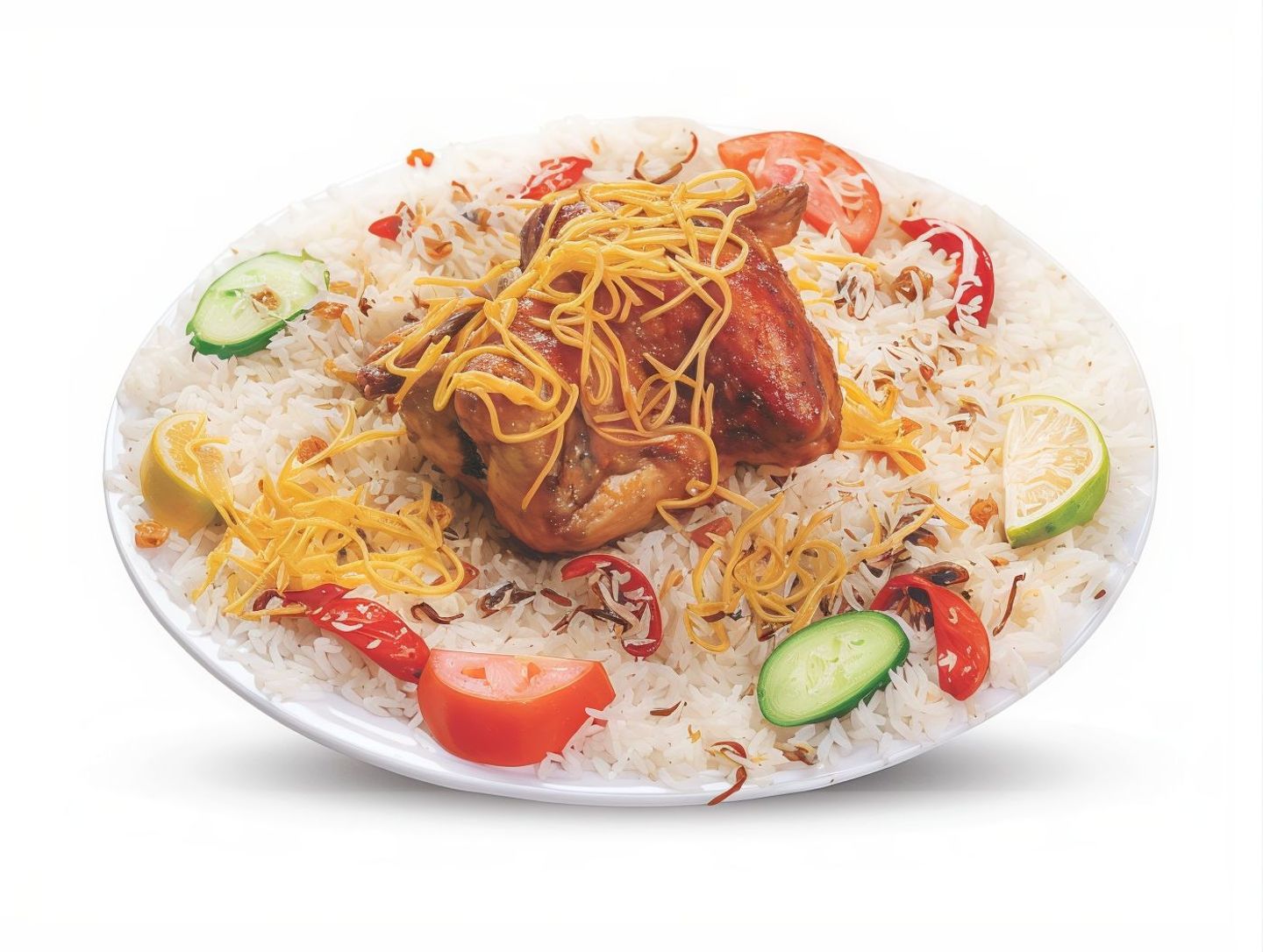 نص دجاج رز بشاور
