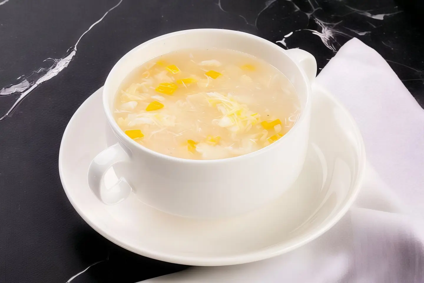 شوربة ذرة مع الدجاج