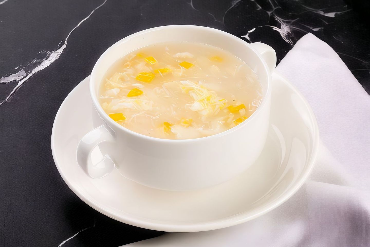 شوربة ذرة مع الدجاج