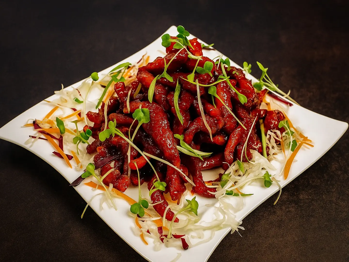 دجاج بالعسل والفلفل