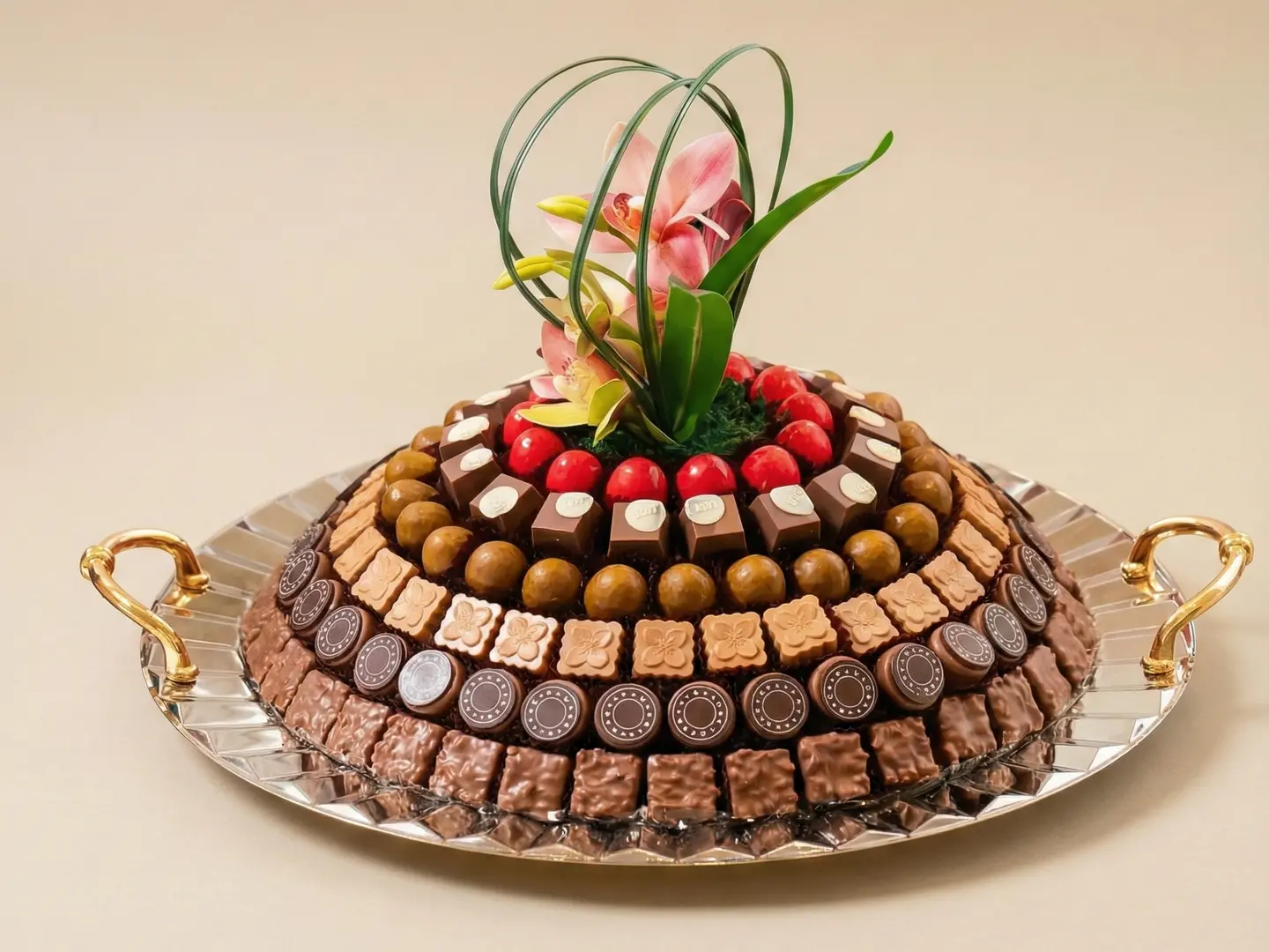 صينية دائري كبير مكشوف