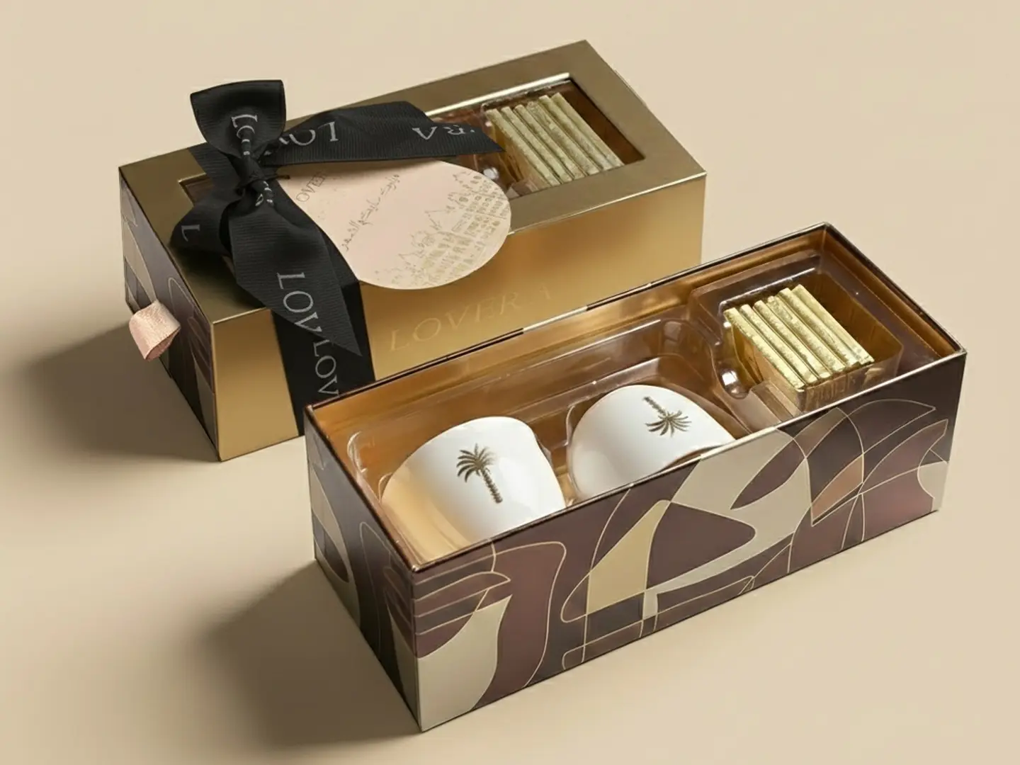 Saudi Coffee Cup Box With Chocolates