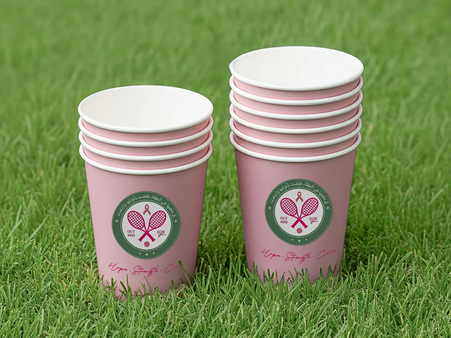October Pink Cups