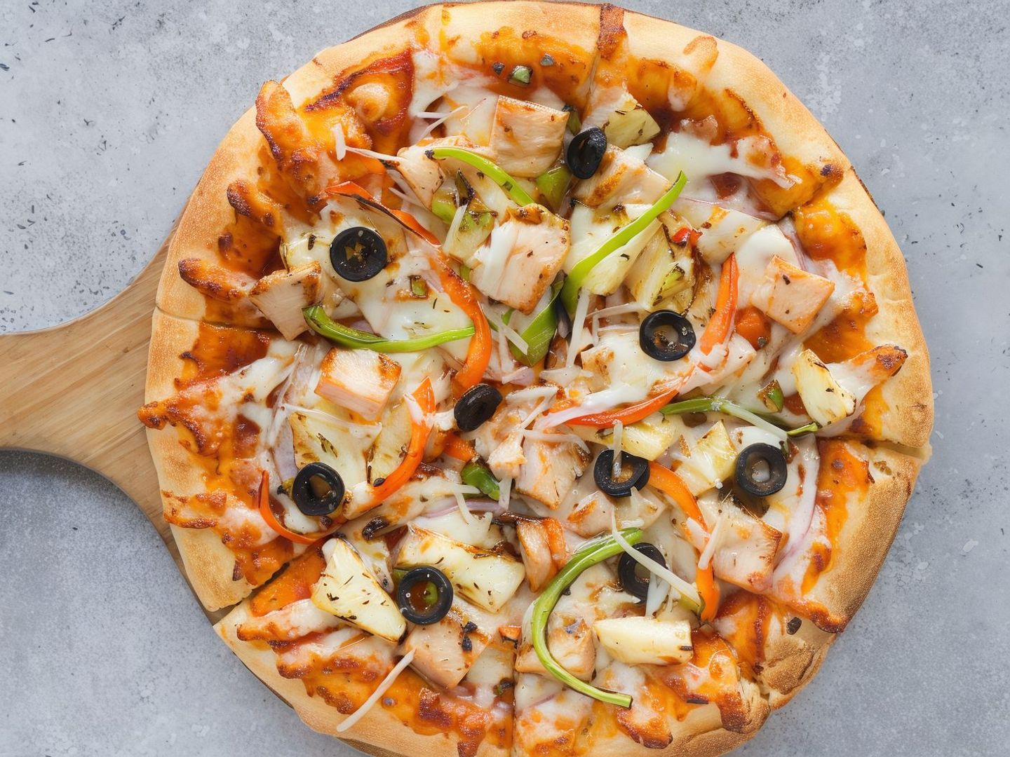 Grilled Pineapple Pizza