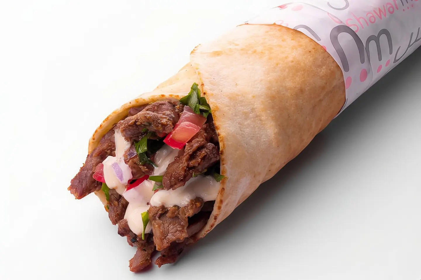 شاروما لحم صغير