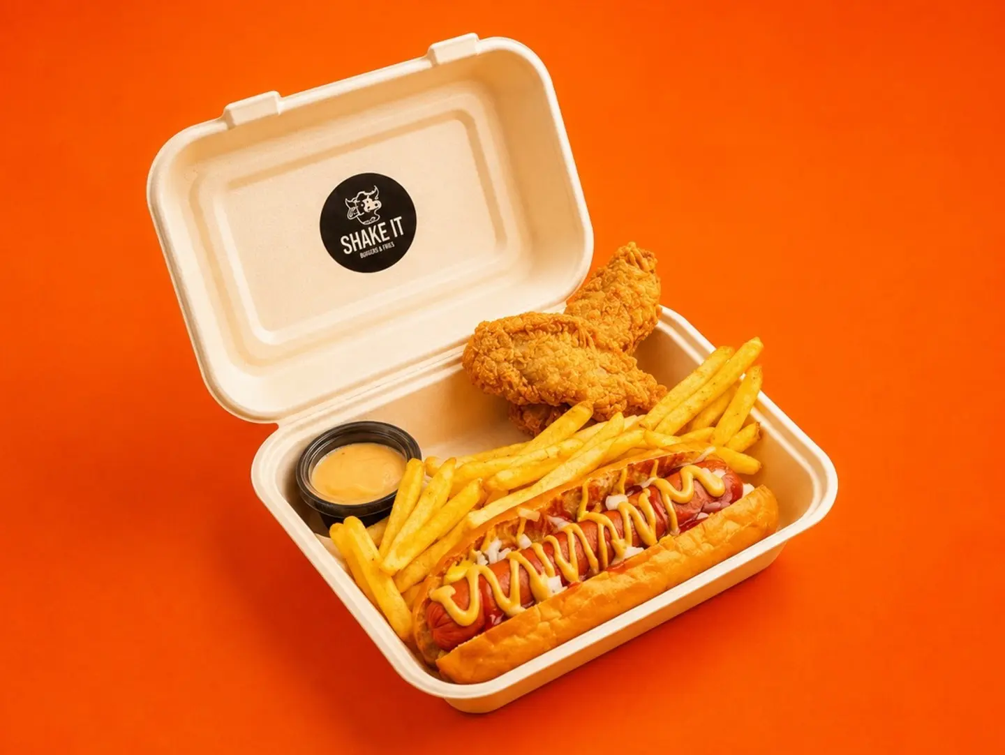 Shake It Hot Dog Box