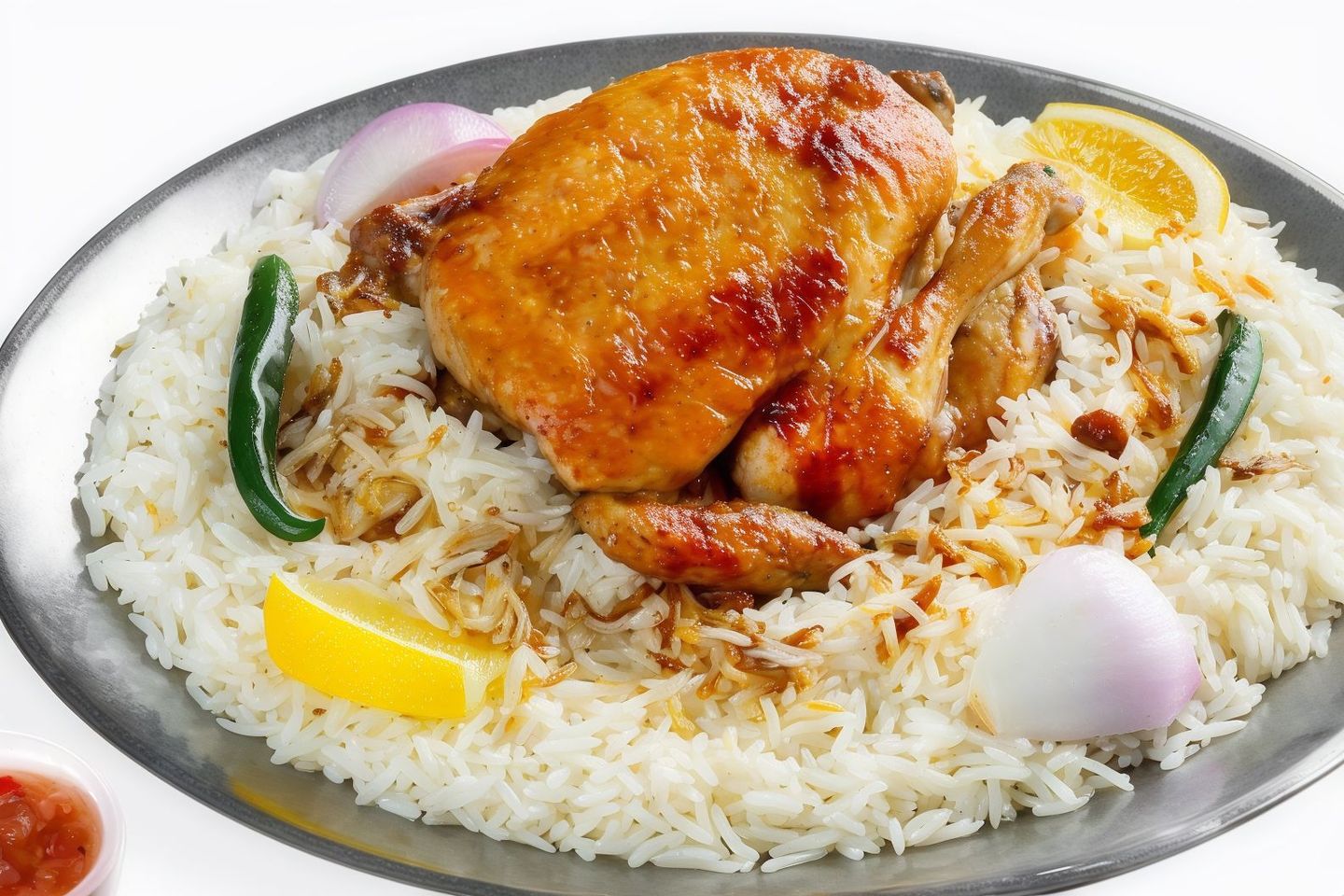 Half Chicken Shawayah With Rice