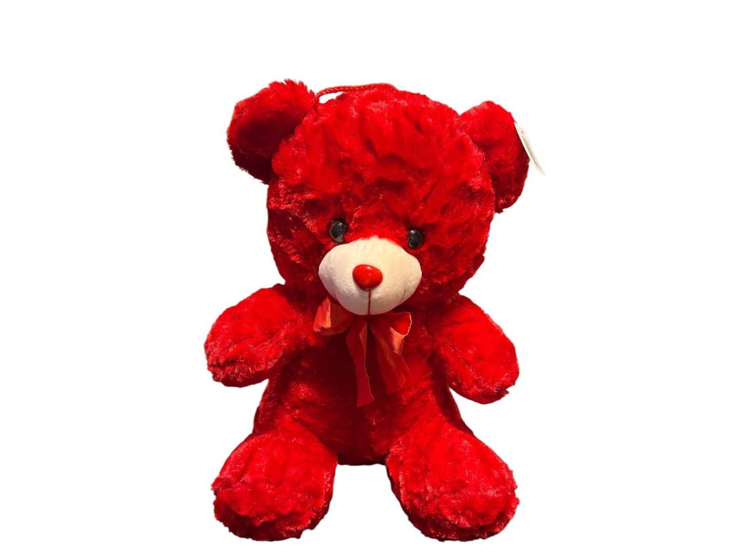 Luxurious Red Teddy Bear With A Soft Classic Design, Small Size 30 Cm