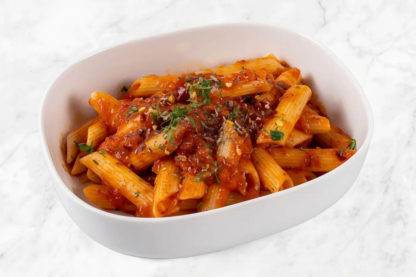 Pasta With Arrabbiata Sauce