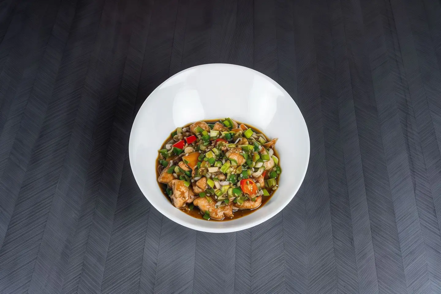 Chicken With Black Pepper Sauce