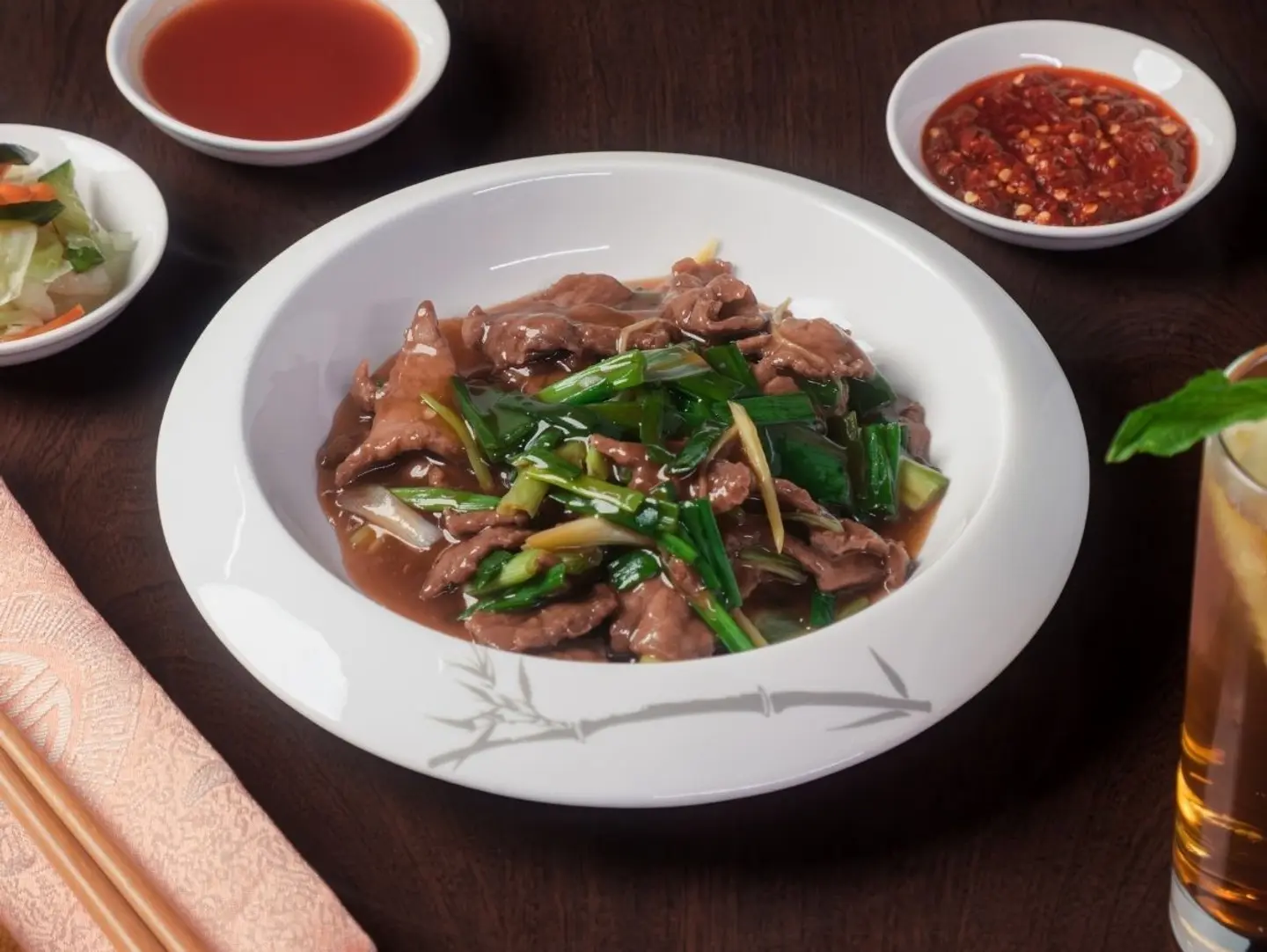 Beef With Green Onions