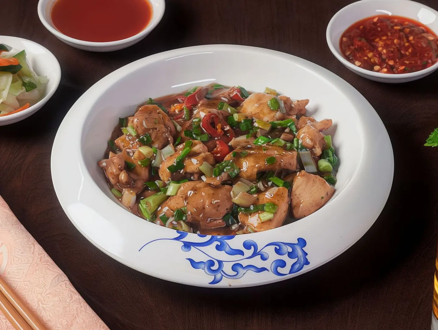 Chicken With Black Pepper Sauce