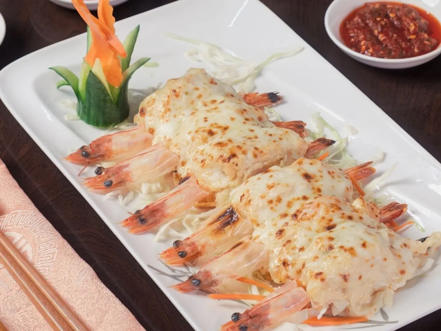 Prawns Termidor