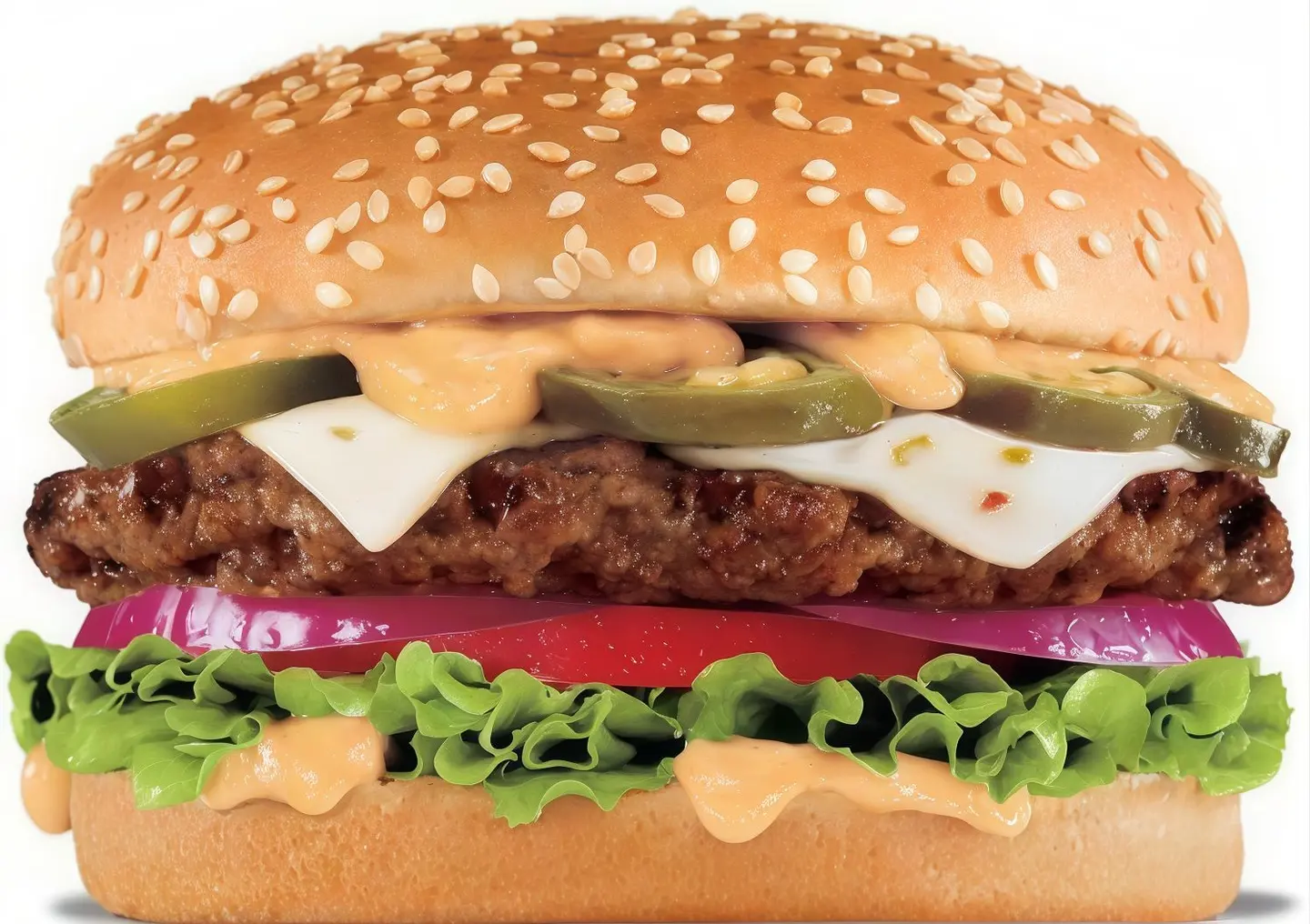 Spicy Mexico Burger Sandwich - Combo