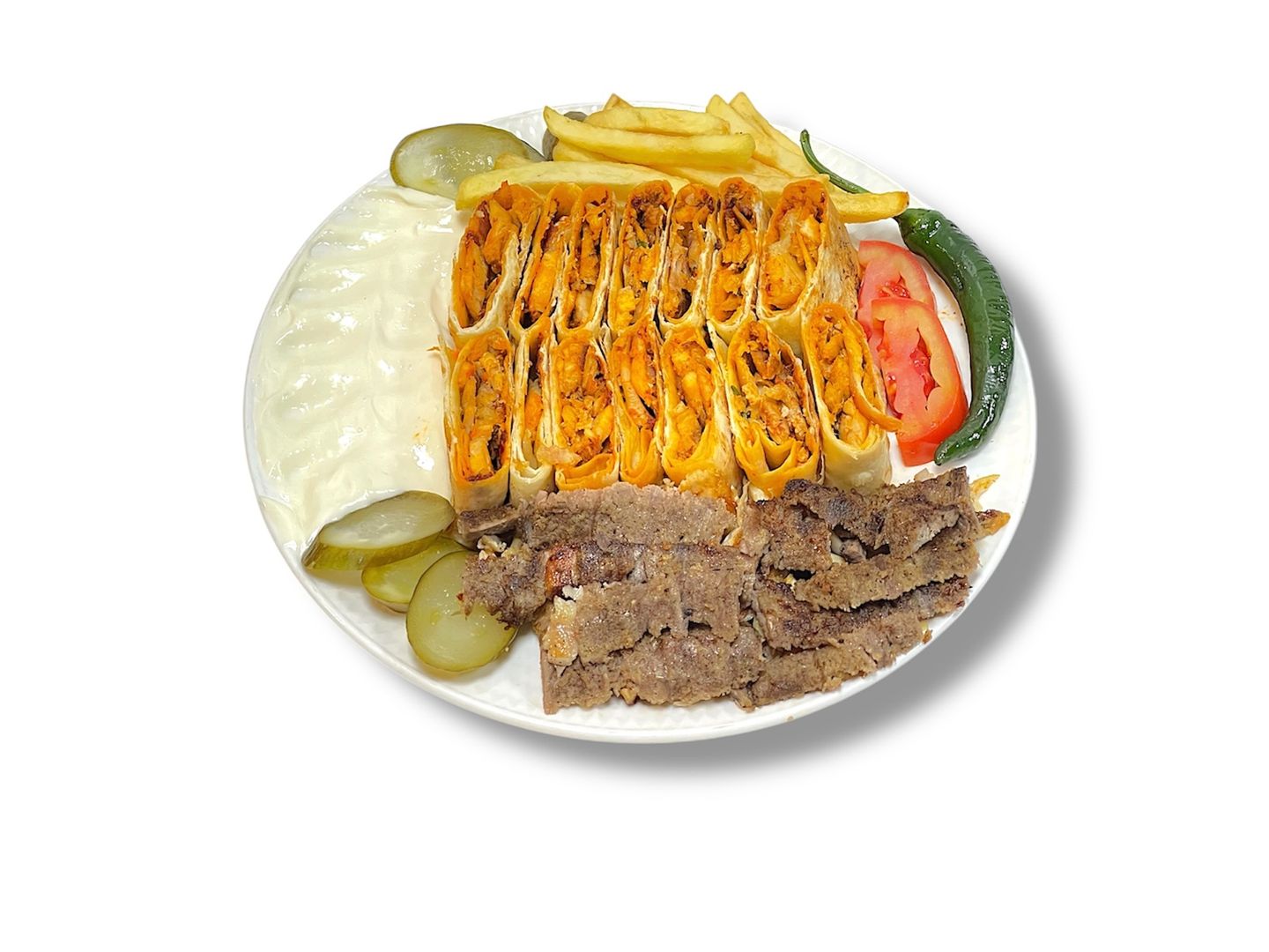 صحن عربي لحم