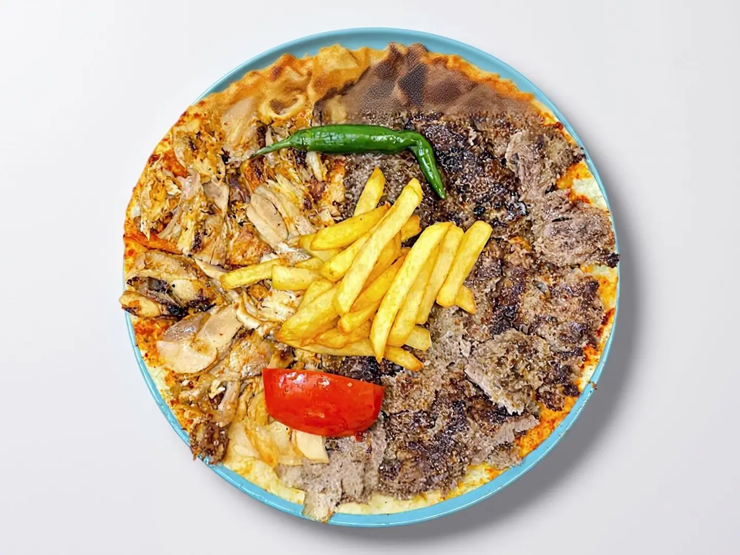 صحن عربي مشكل مفروط
