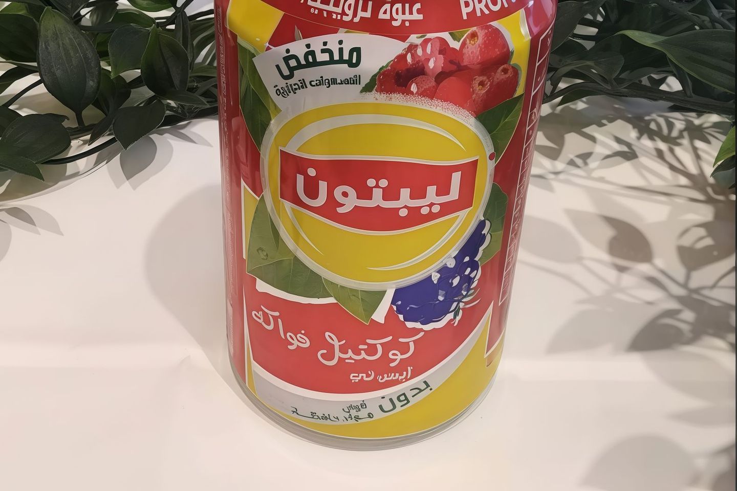 ليبتون فواكه حمراء قليل السعرات