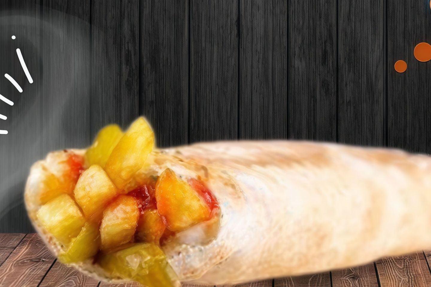 French Fries Sandwich - Plain