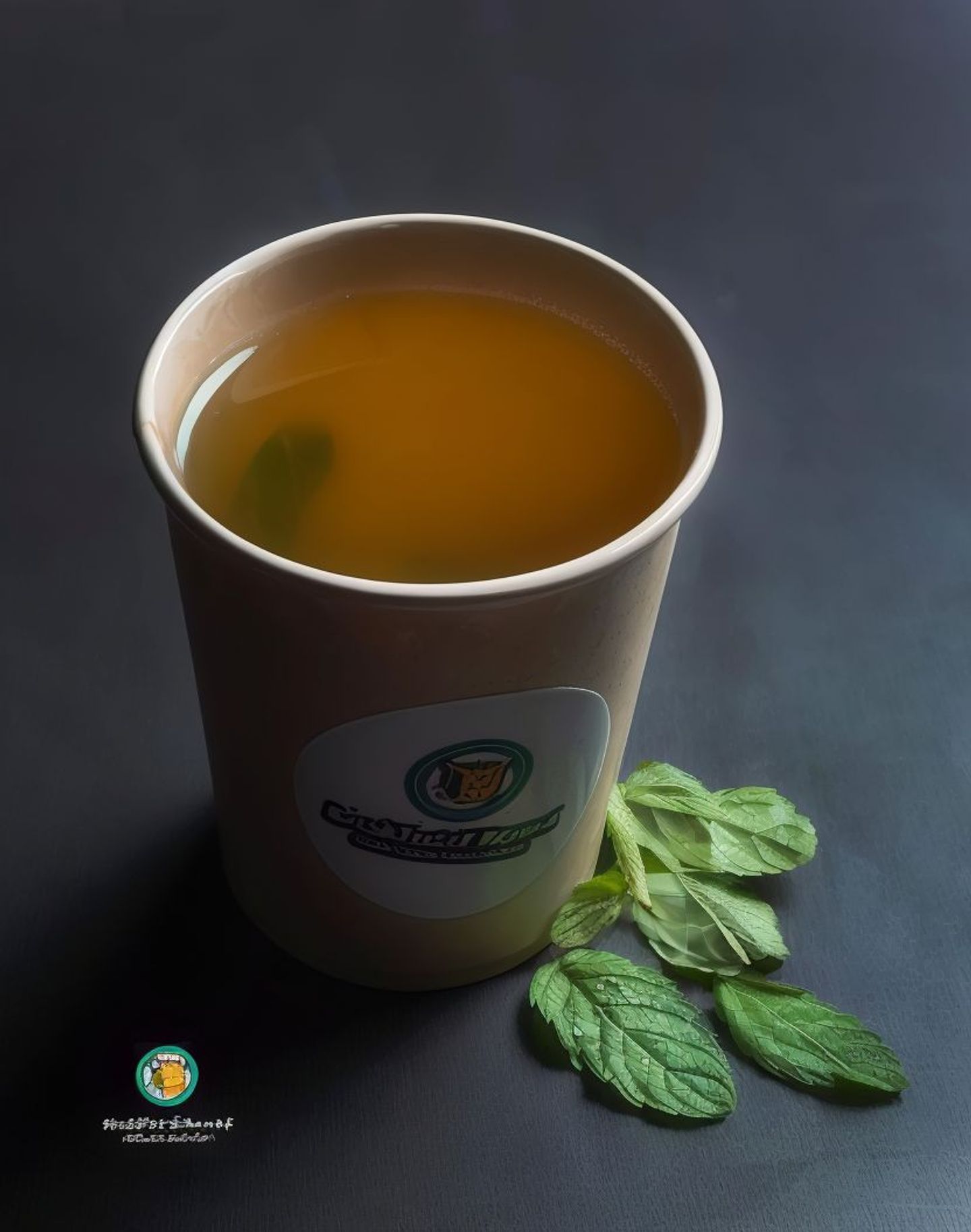 شاي اخضر بالنعناع