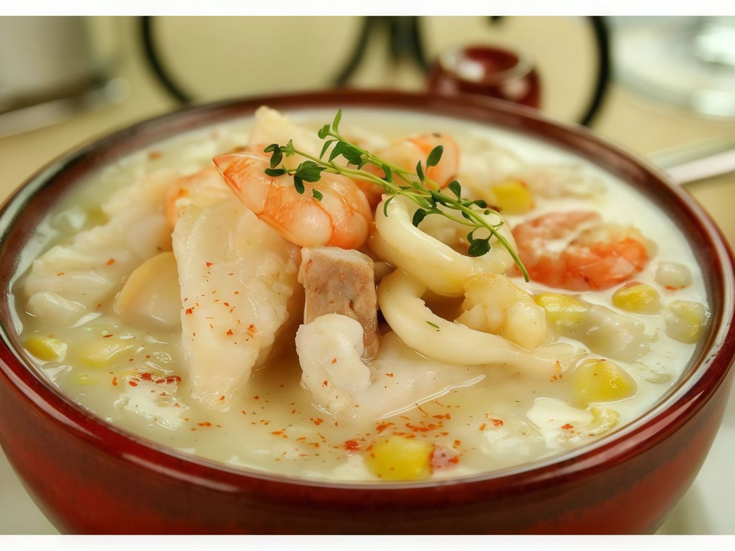 شوربة ثمار البحر