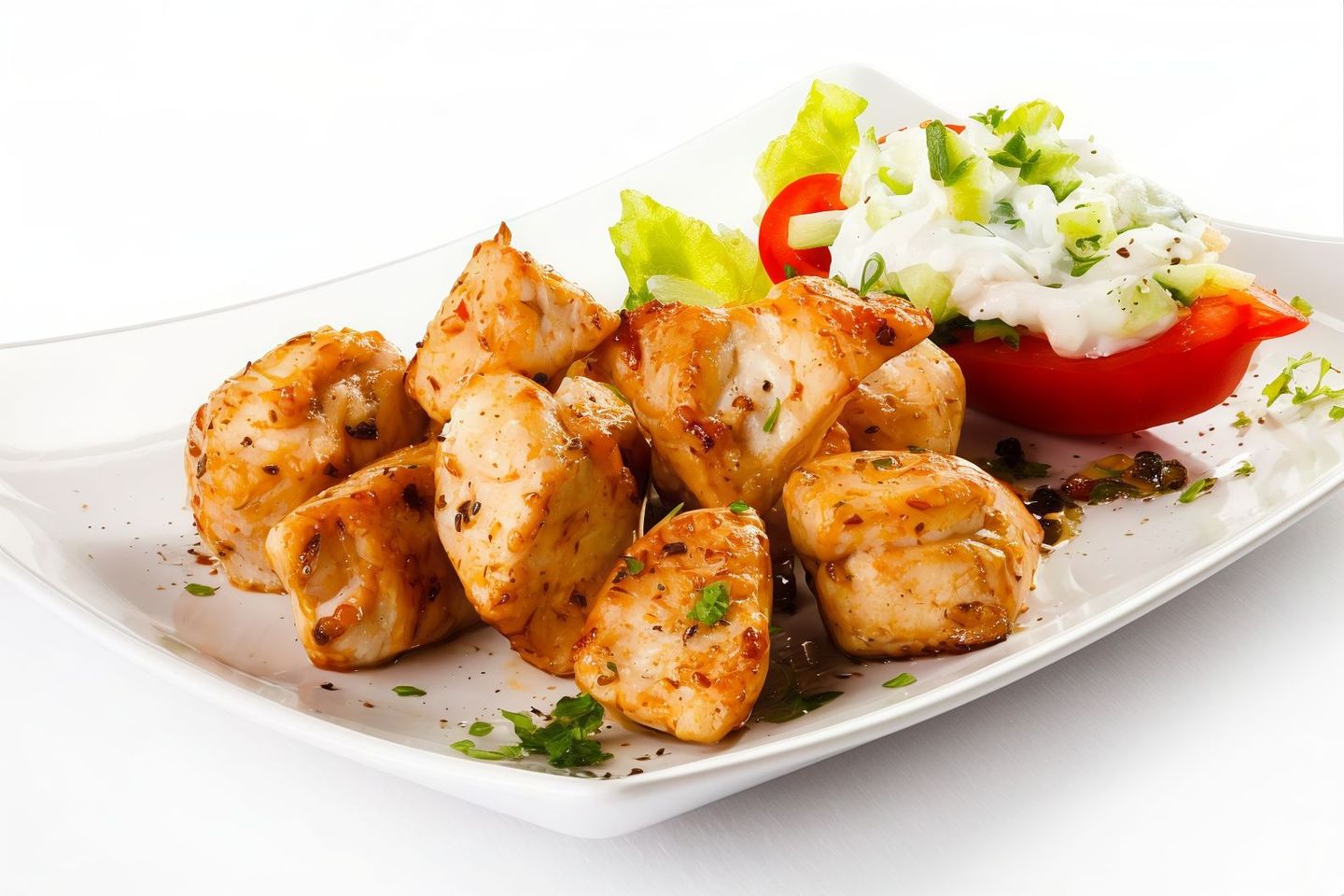 Shish Tawuok Plate