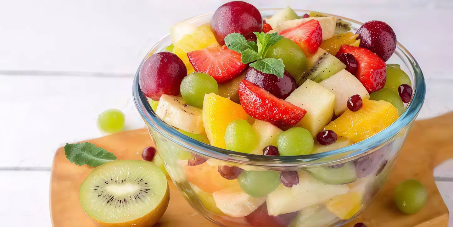 صحن سلطة فواكة