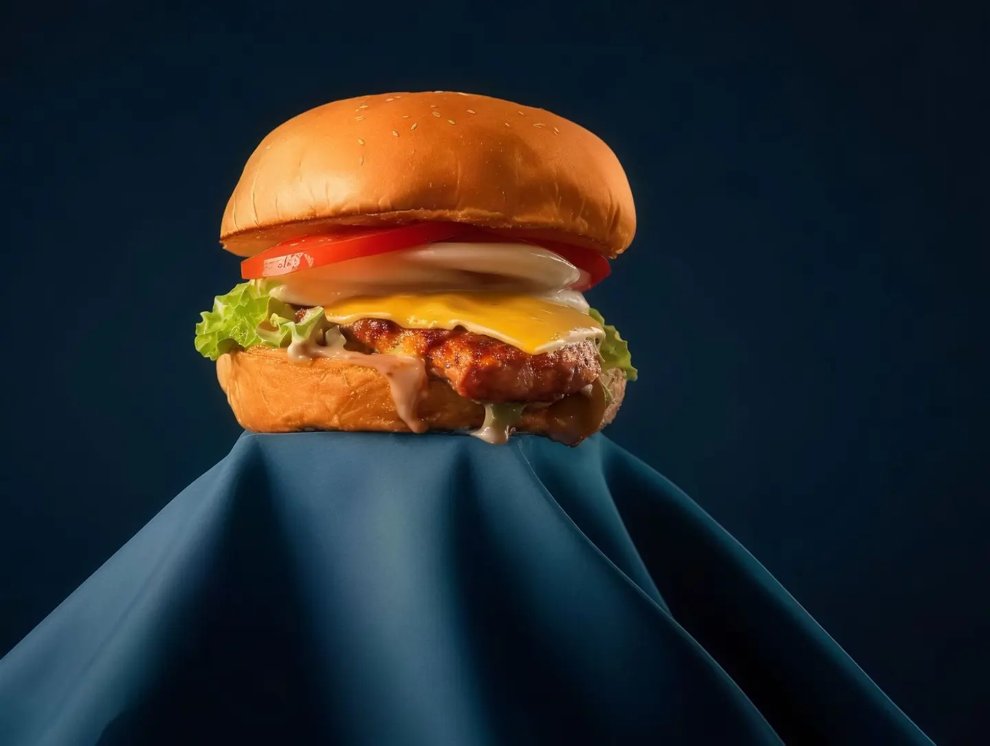 Jussy Chicken Burger