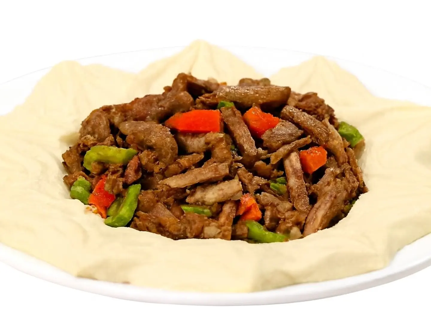 Baladi Liver With Hummus