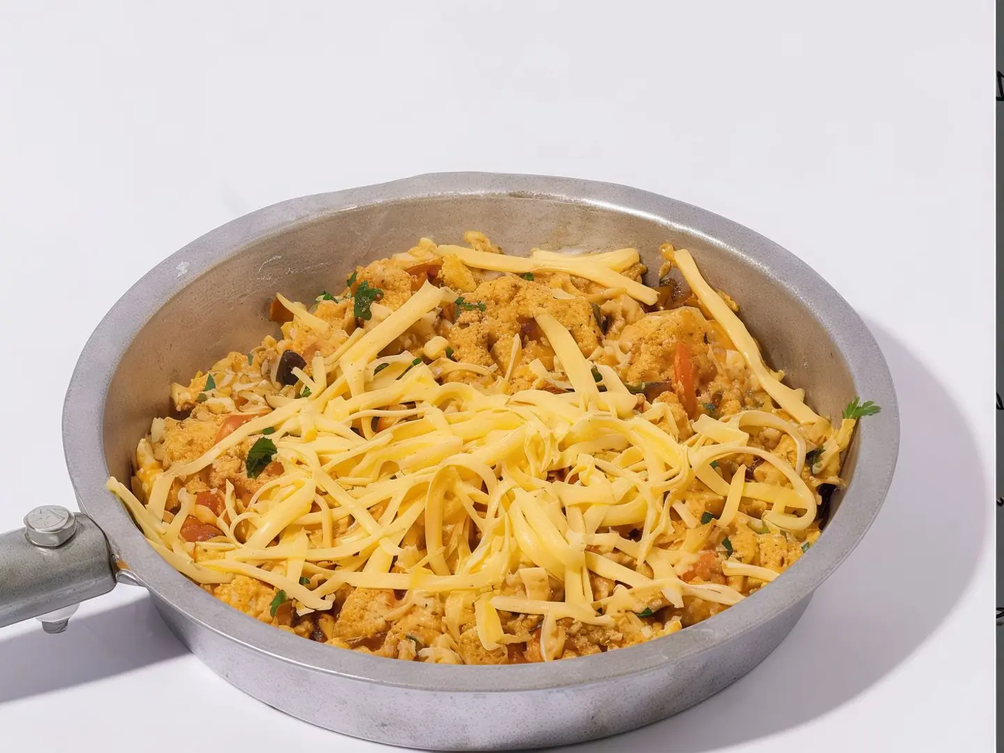 Shakshouka With Cheddar Cheese