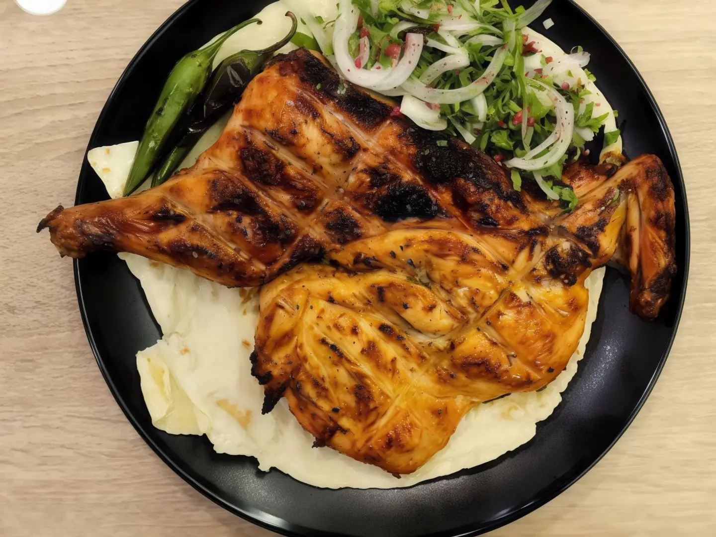 دجاج على الفحم