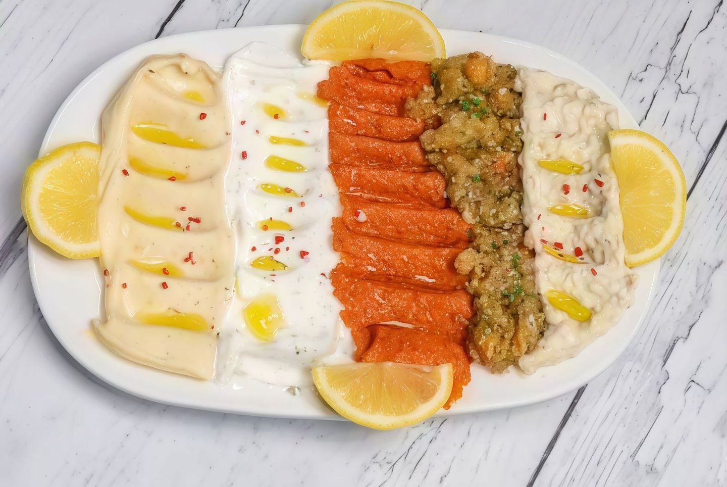 صحن مقبلات مشكل - كبير