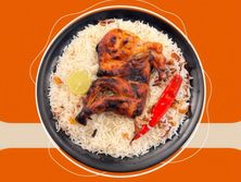 نص دجاج على الفحم