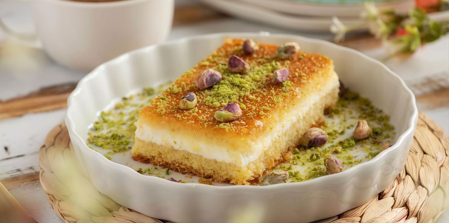 بسبوسة بالقشطة - كيلو