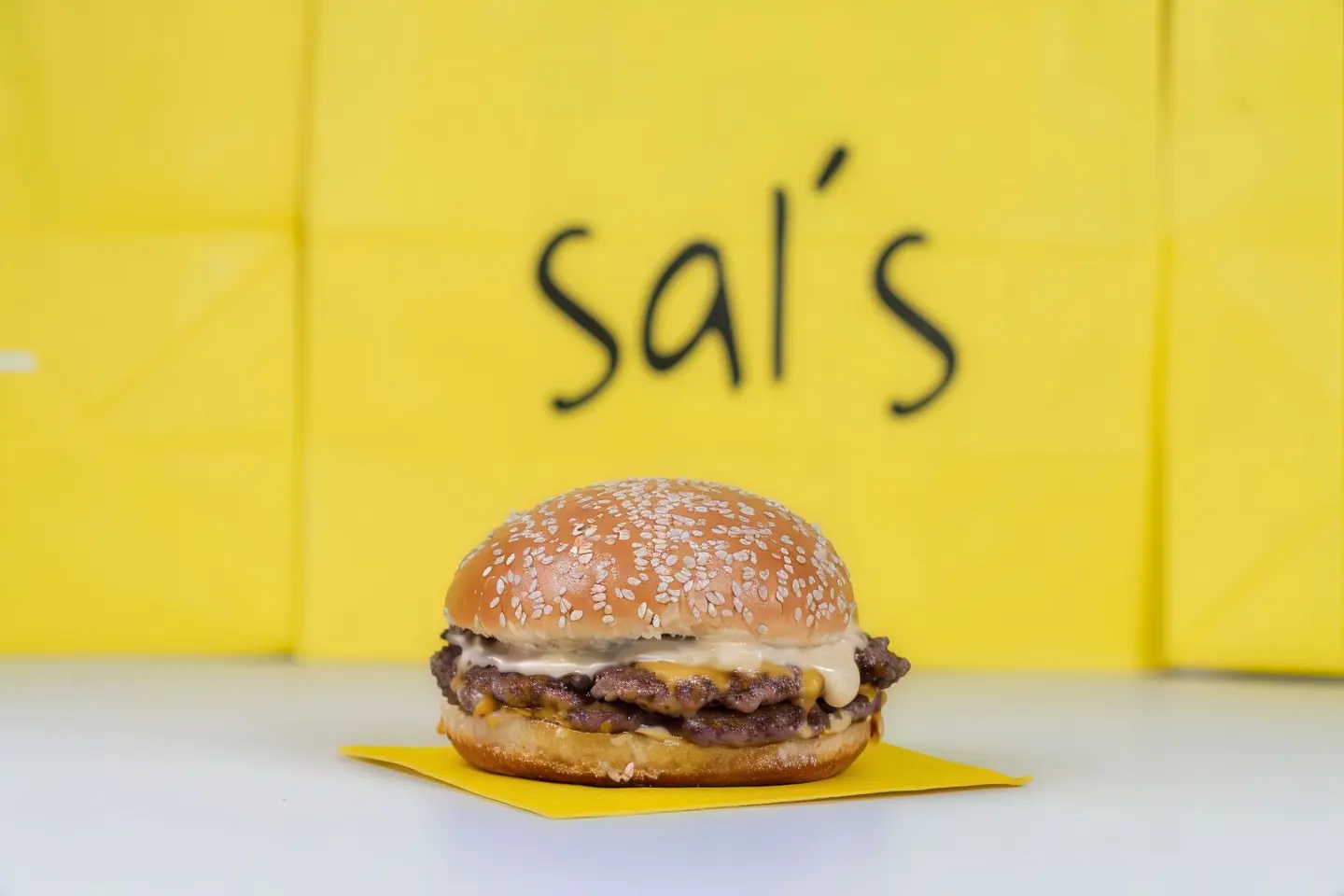 Sal`s Double Cheese Burger