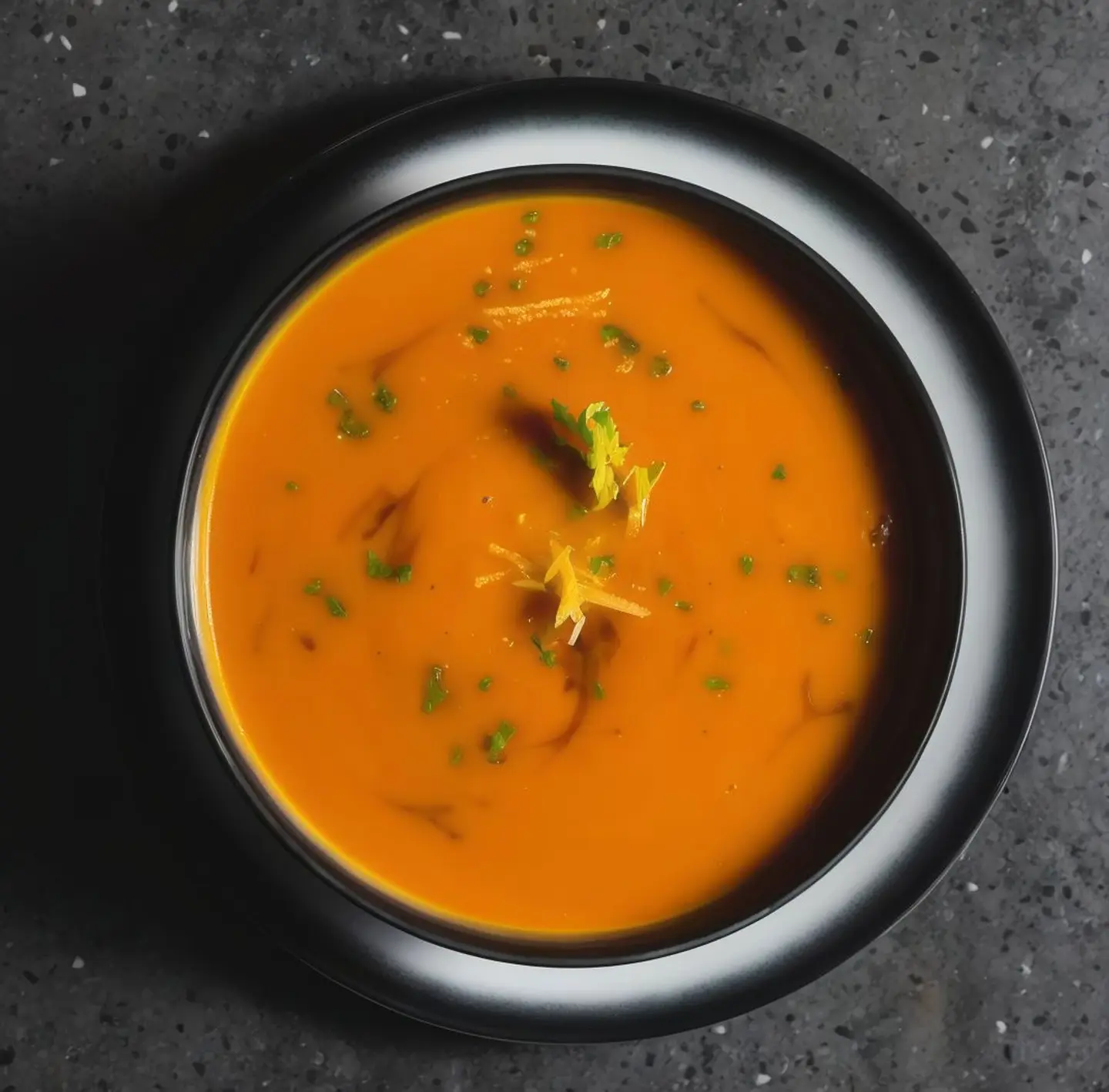 Ginger& Red Carrot Soup
