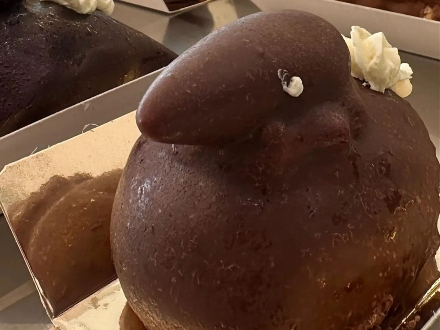 Dark Chocolate Duck Cake