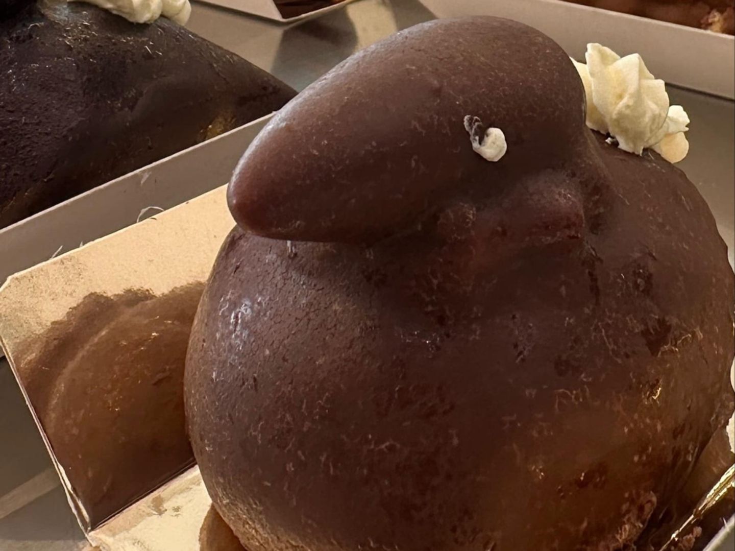Dark Chocolate Duck Cake