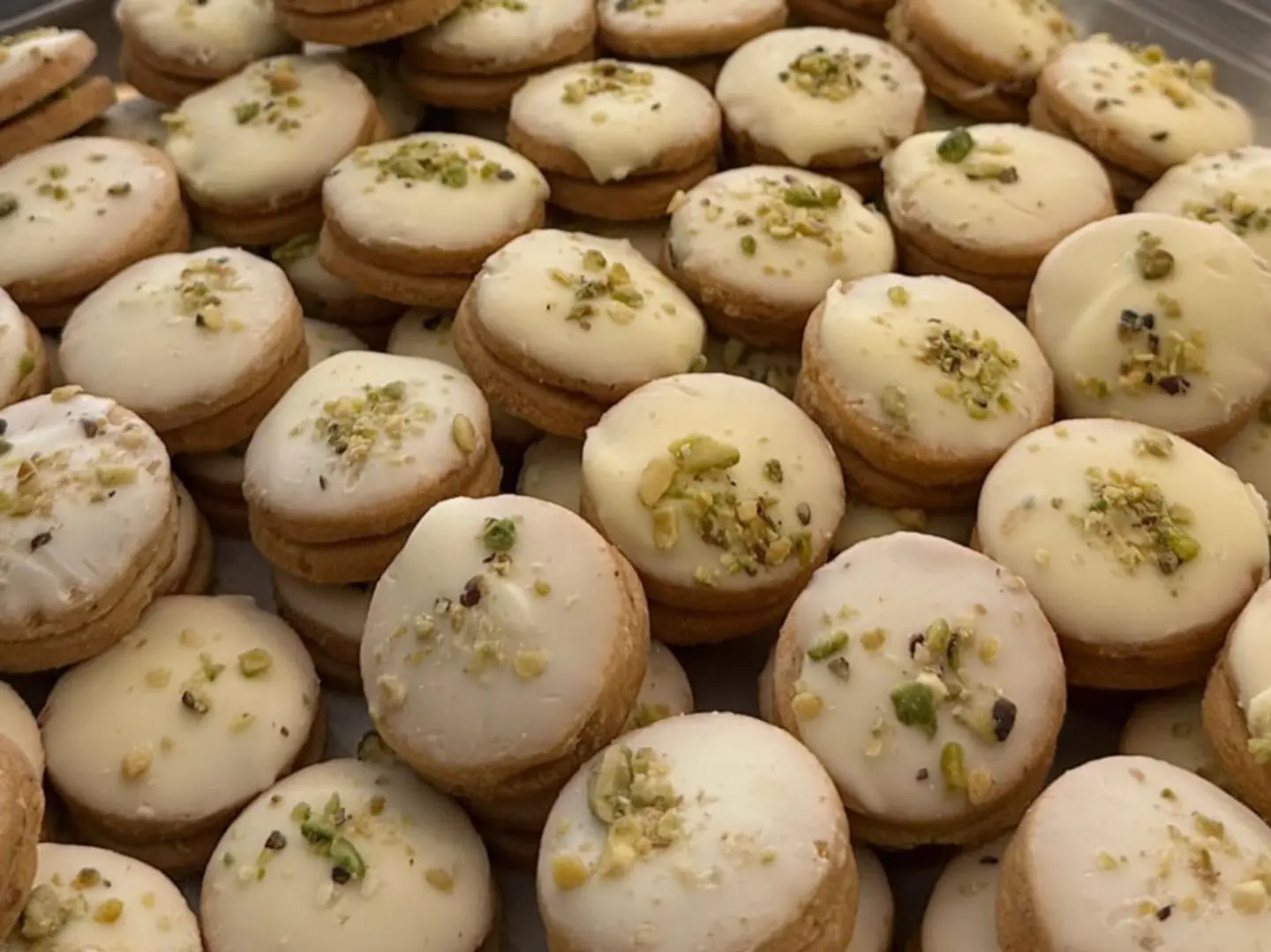 Pistachio Petit Fours