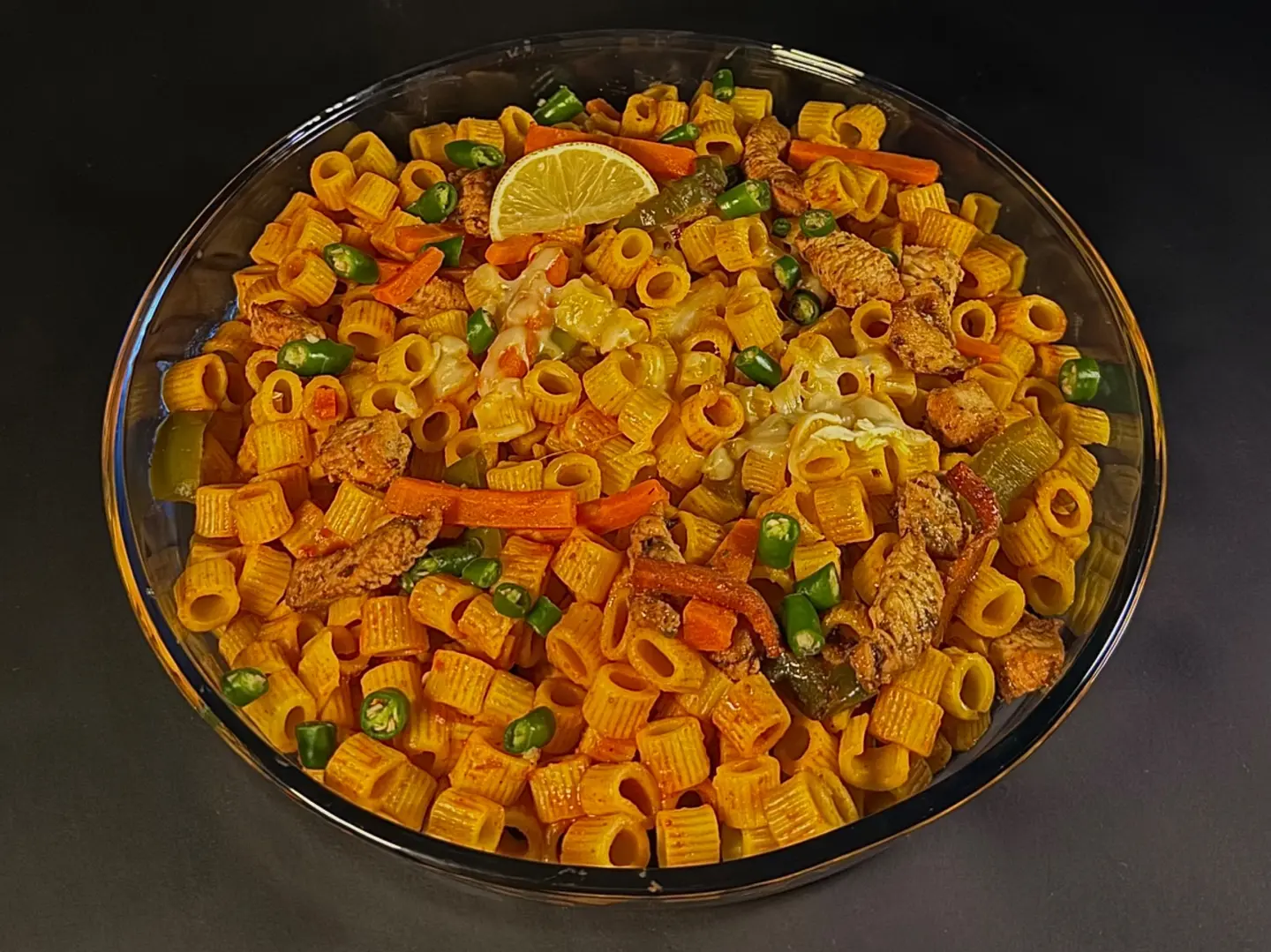 مكرونة راكان دجاج و خضار صغير