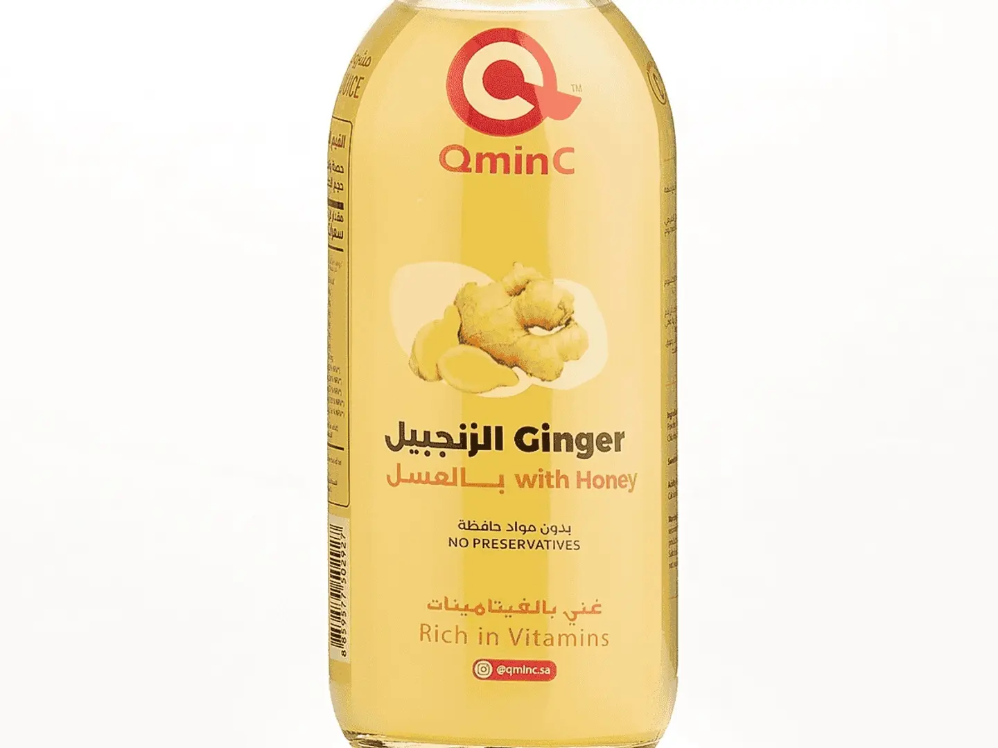 عصير الزنجبيل العسل الطبيعي