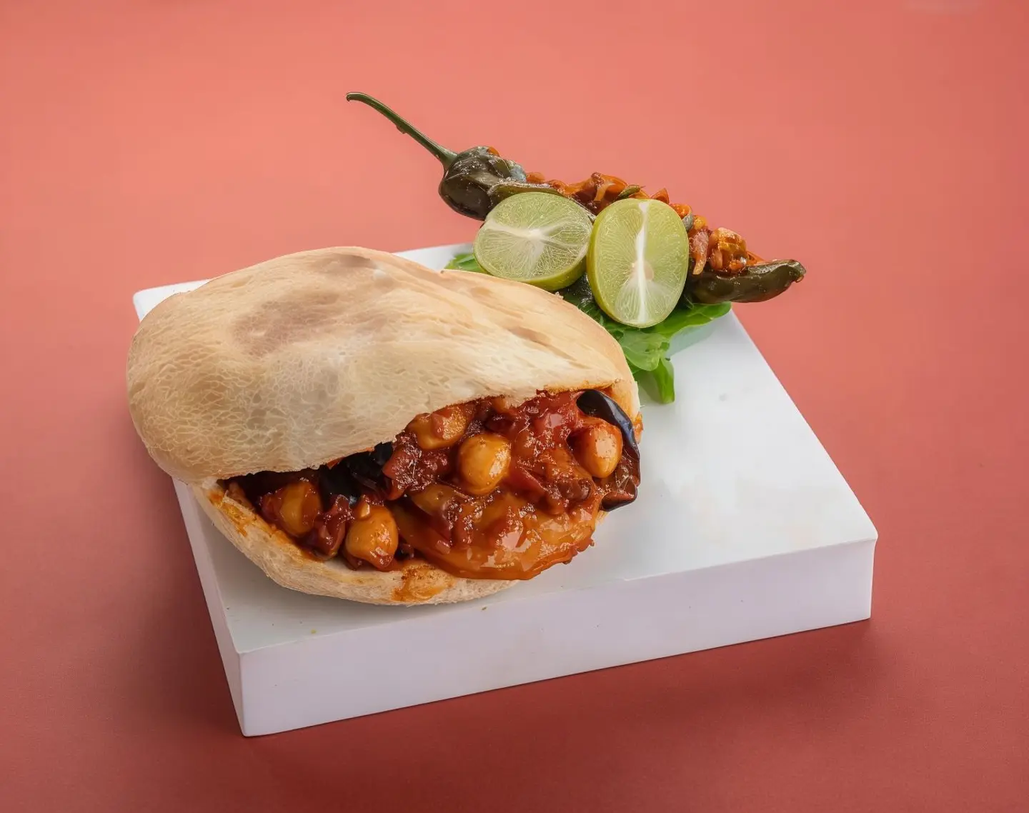 ساندوتش مسقعة حمصي