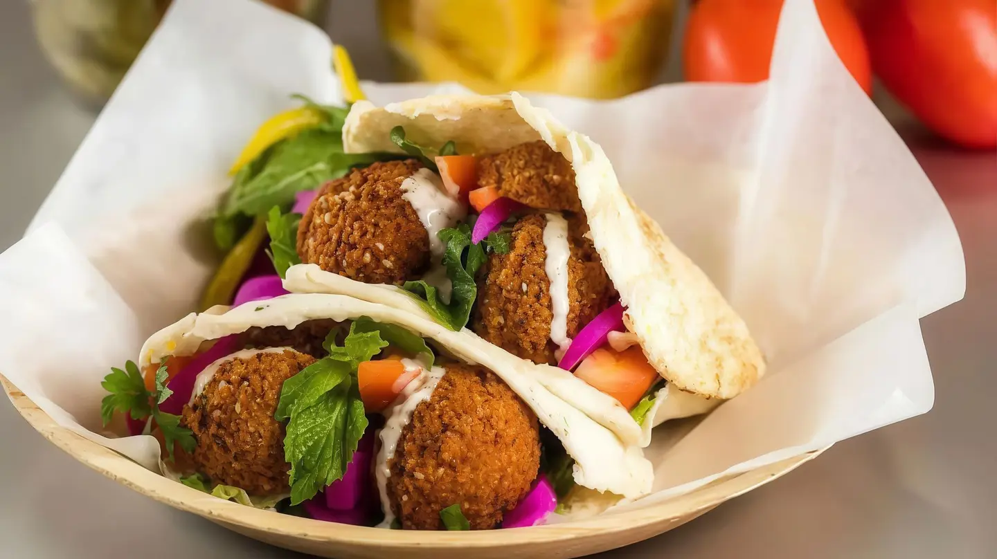Falafel Cheese Sandwich