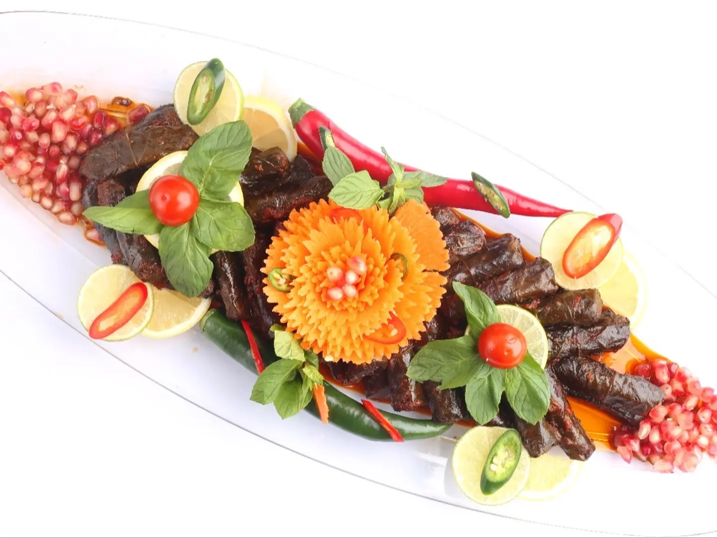 صحن ورق عنب 60حبه