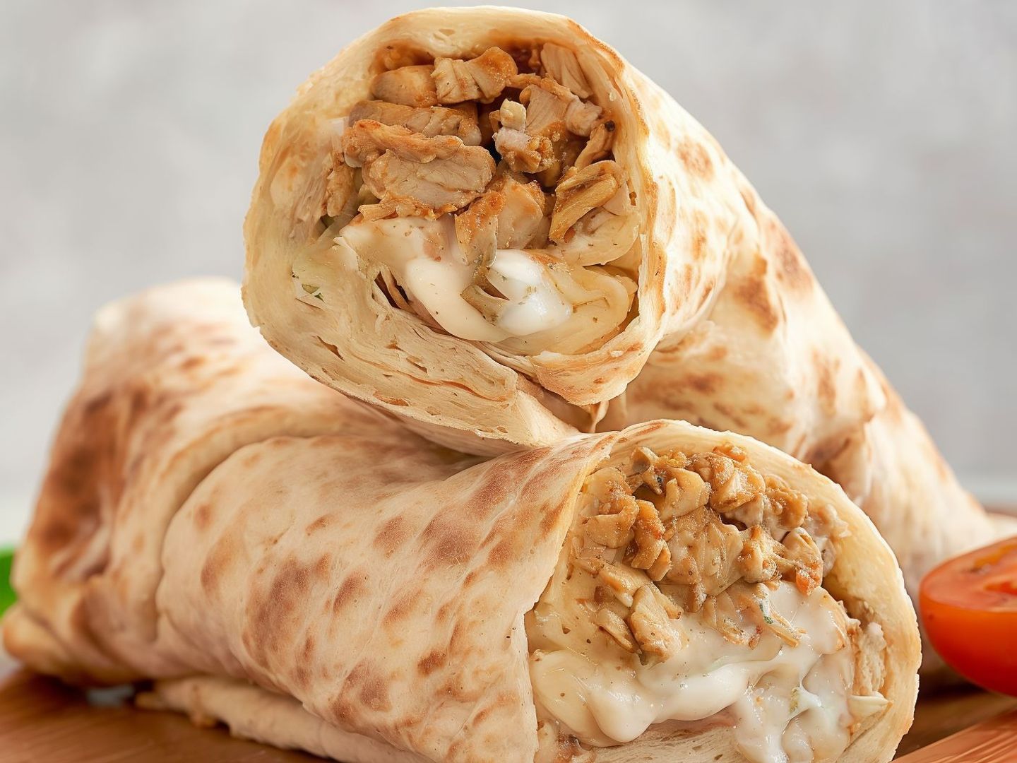 سااندوتش شاورما دجاج كيتو