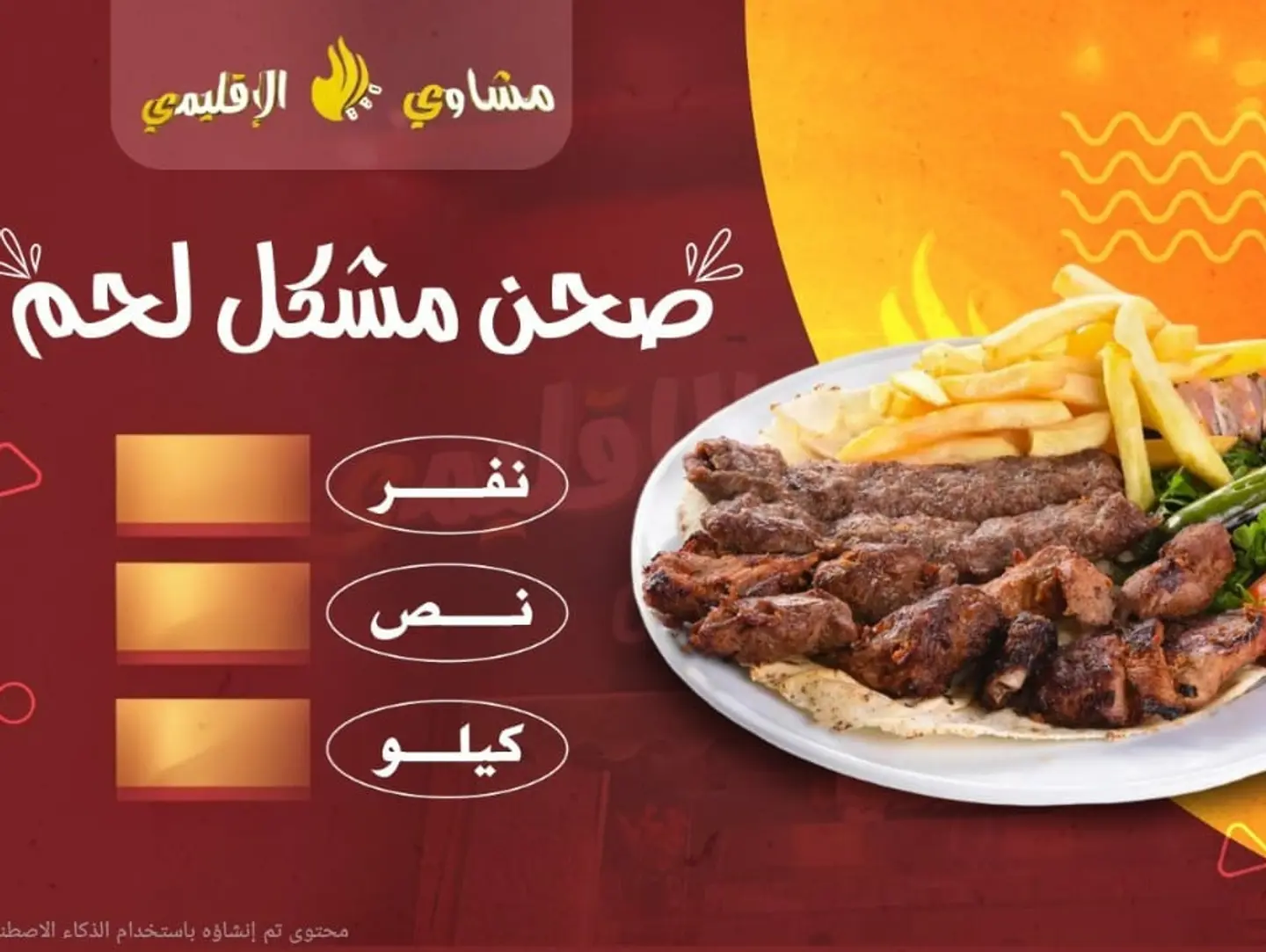 Grilled Meat - One Persone