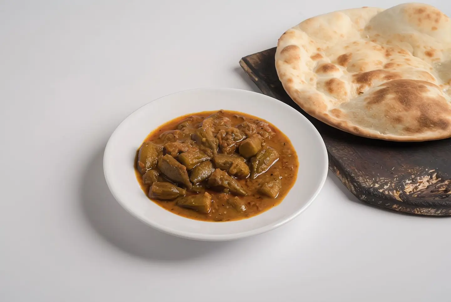 Okra With Meat