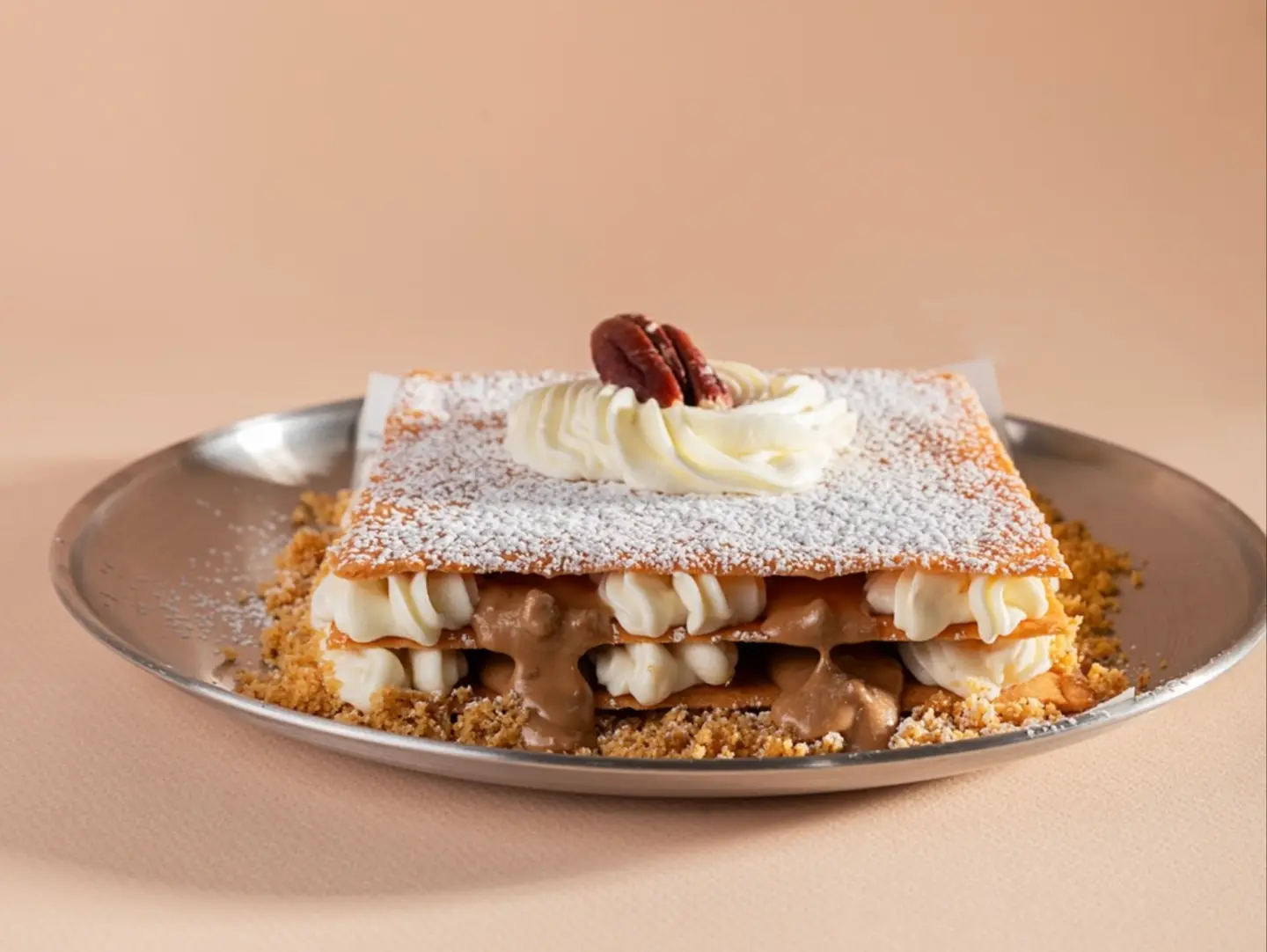 Crunchy Pecan Cheesecake