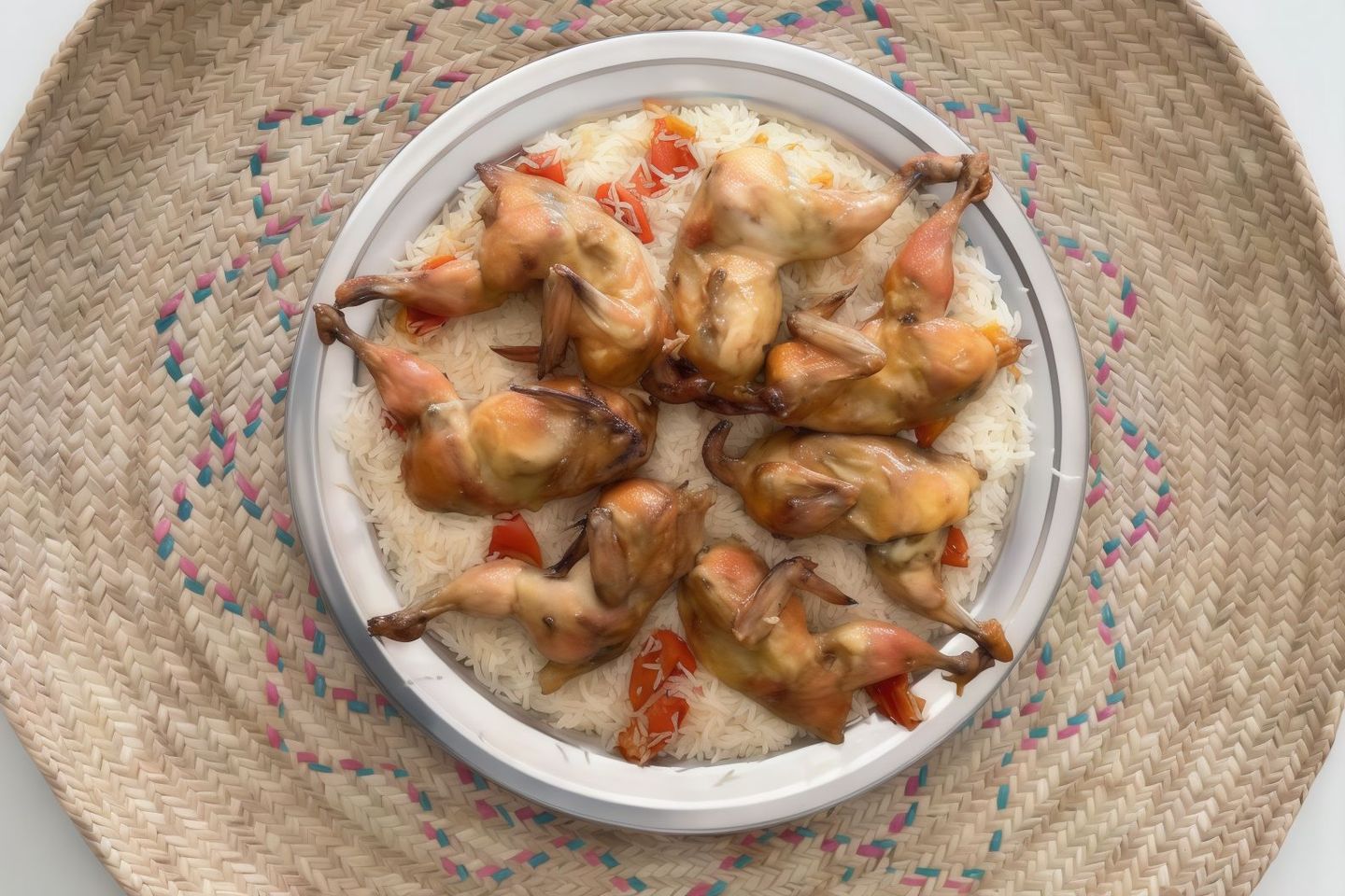 مندي حساوي دجاج رز بشاور - نص حبه دجاج